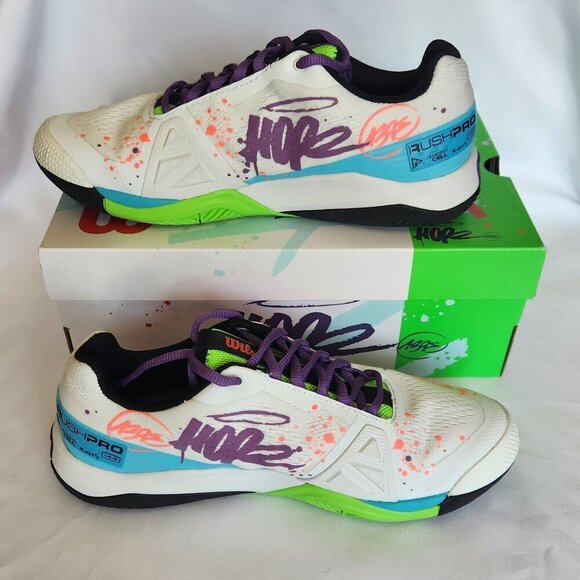 WILSON Rush Pro 4.0 Paris Hope Limited Edition - M8.5/W10 - NWOT - Picture 5 of 10